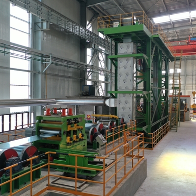 خط گالوانیزه مداوم Cs Steel Industry 1.2-3.0mm حداکثر 1250mm