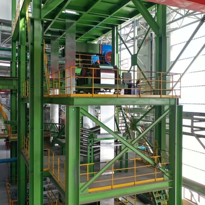 0.4-1.8mm 1250mm فرآیند خط گالوانیزه مداوم برای صنعت فولاد